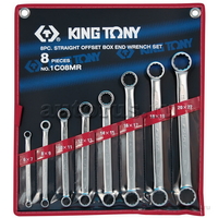 Набор накидных ключей, 6-22мм 8 предметов KING TONY 1C08MR